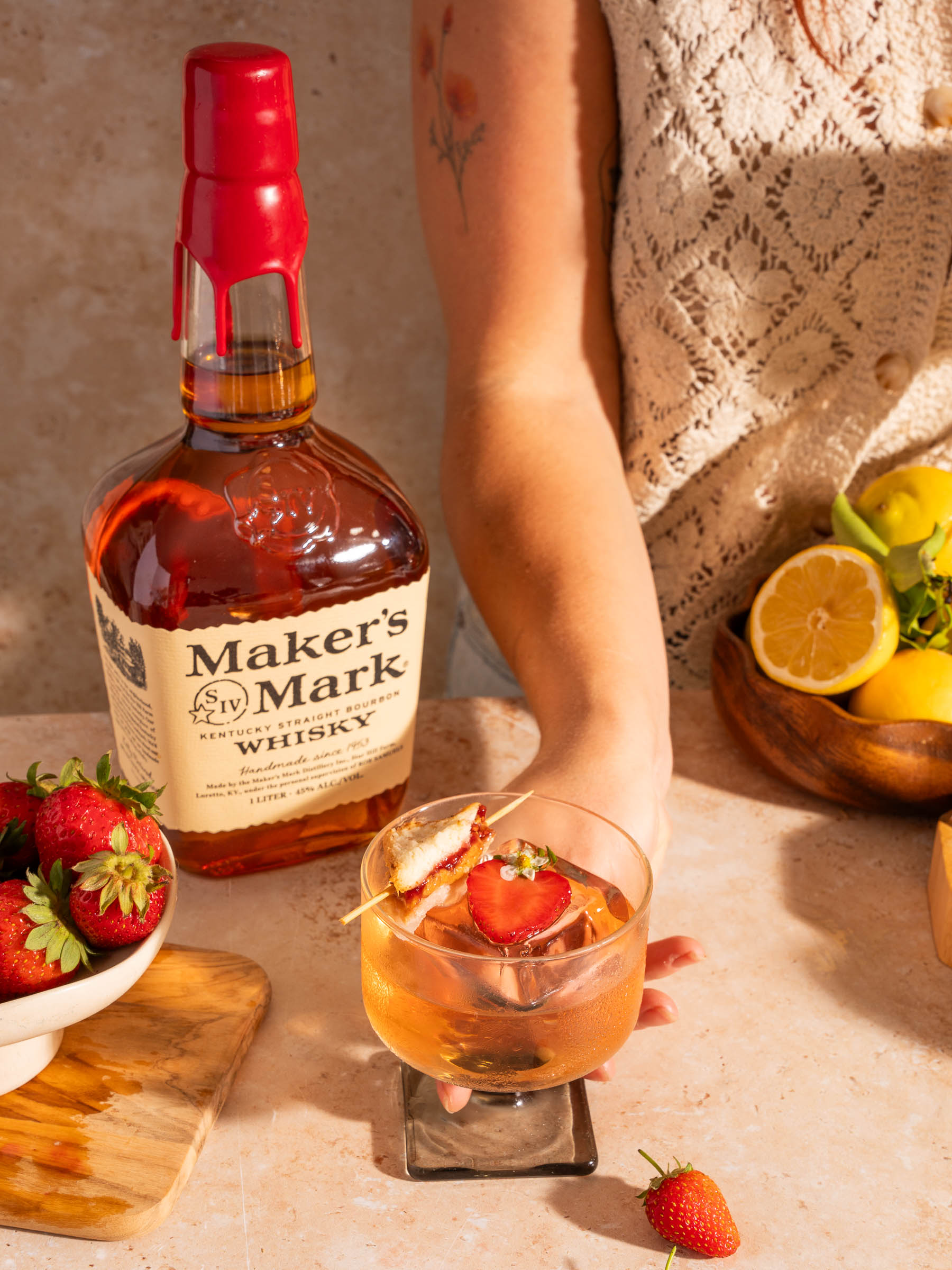 Ashley Rose's Clarified PB&J Cocktail Recipe | Maker's Mark®